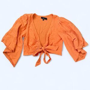 Lulus Women's‎ Orange Crop-top size small
